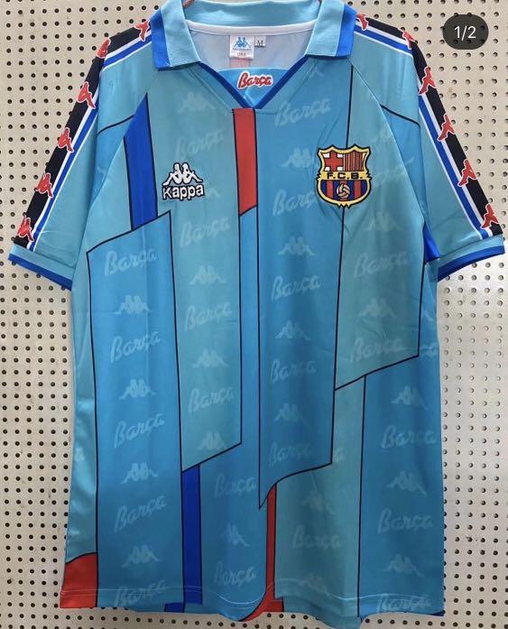 FC BARCELONA 1996 1997 STOICHKOV 8 AWAY SHIRT (Very good) XL