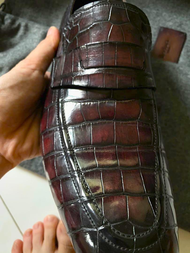 Carlo Como Alligator Leather Loafer