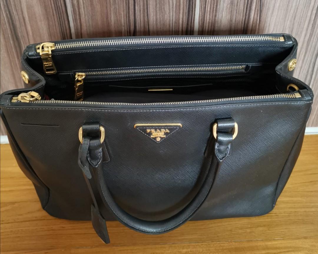 galleria saffiano leather bag