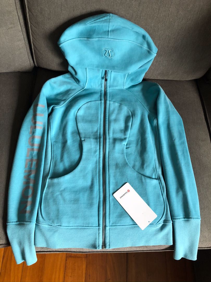 aqua color hoodie