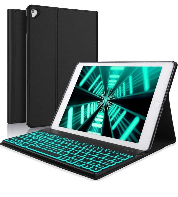 Boriyuan Bluetooth Backlit Keyboard Case For iPad 9.7" 5/6th Air 3/2/1 Pro 11" 
