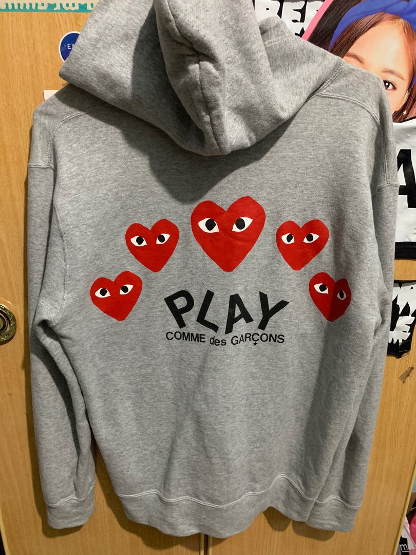 Comme des garcons deals zip hoodie zara