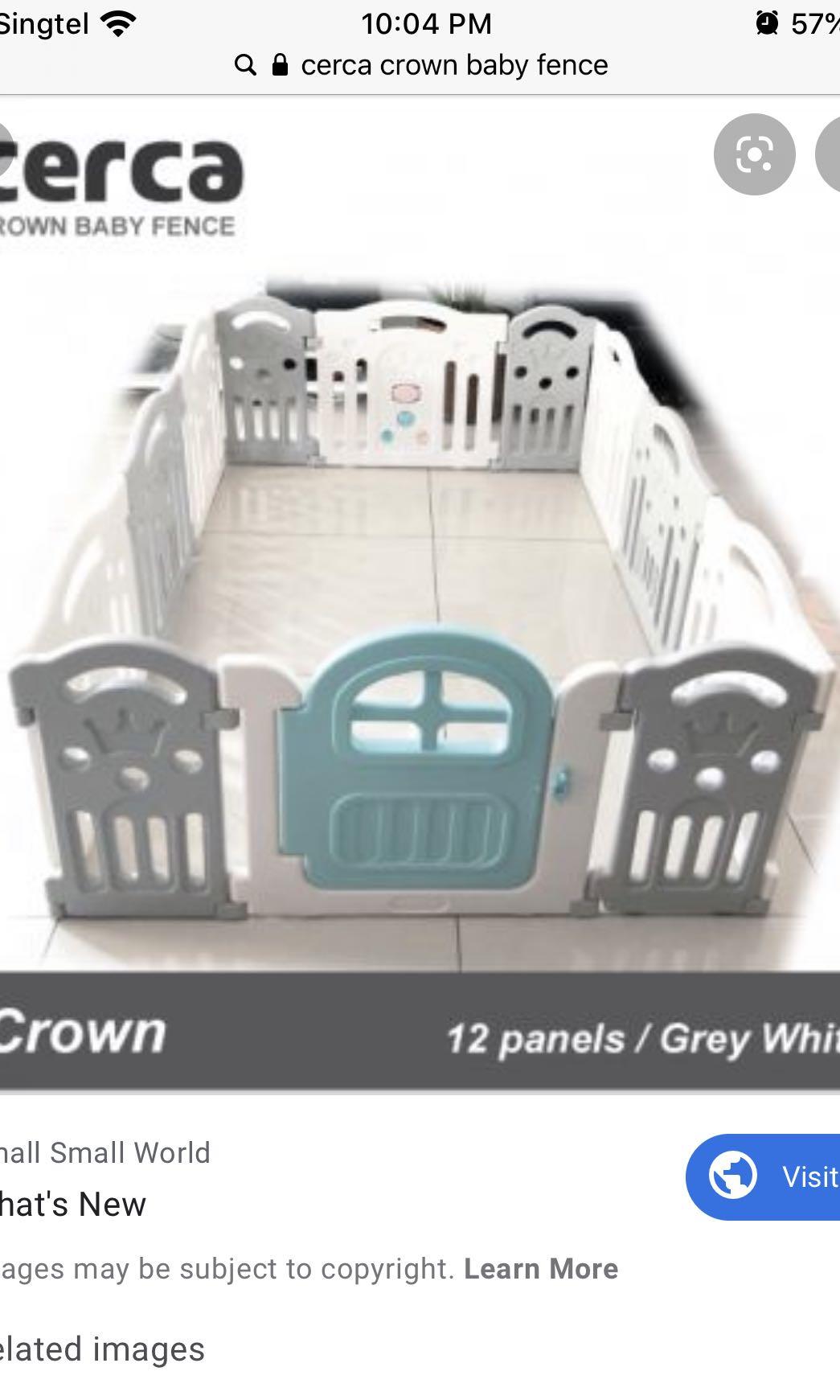 Cerca Crown Baby Fence Everything Else On Carousell