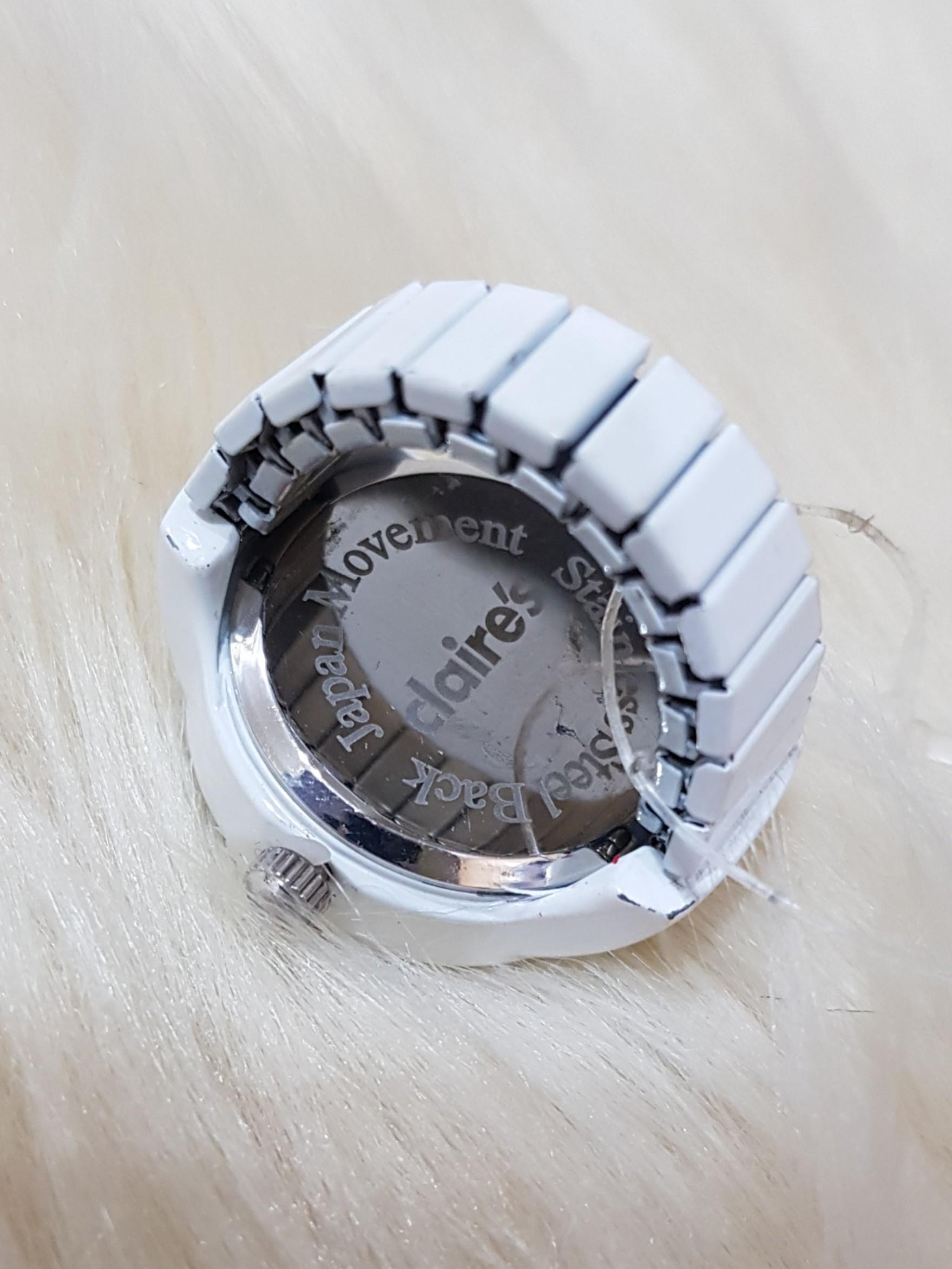 Claire's best sale ring watch
