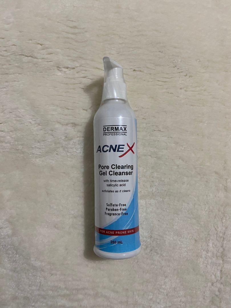 Dermax Professional Acnex Pore Clearing Gel Cleanser Beauty Personal Care Face Face Care On Carousell
