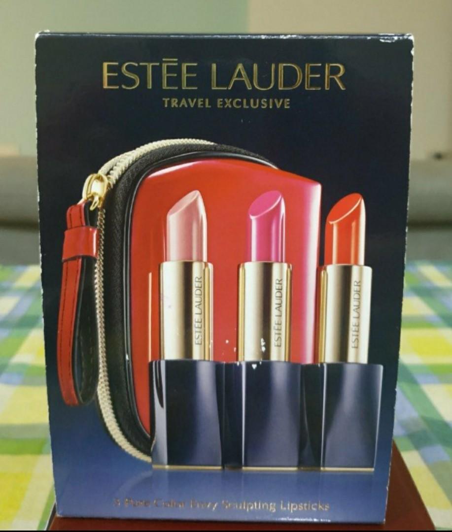 estee lauder lipstick set 3