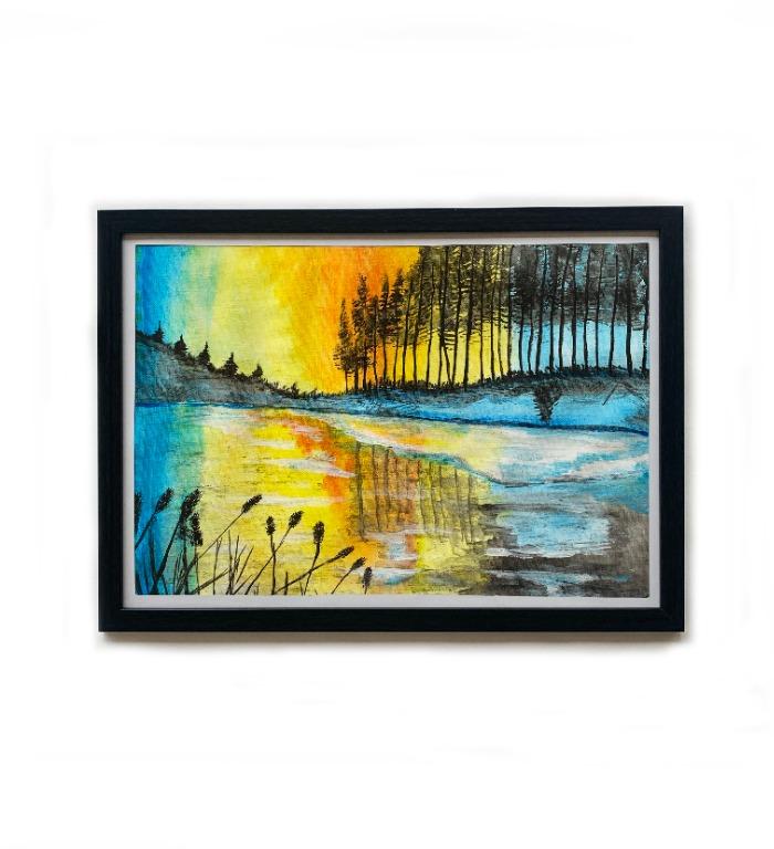 Frame Canvas Hand Painted Art Design Craft Art Prints On
