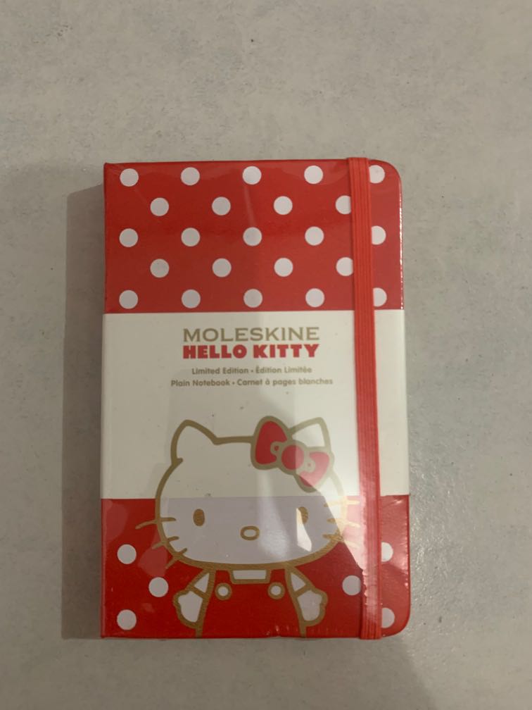 hello kitty moleskin notebook, Everything Else on Carousell
