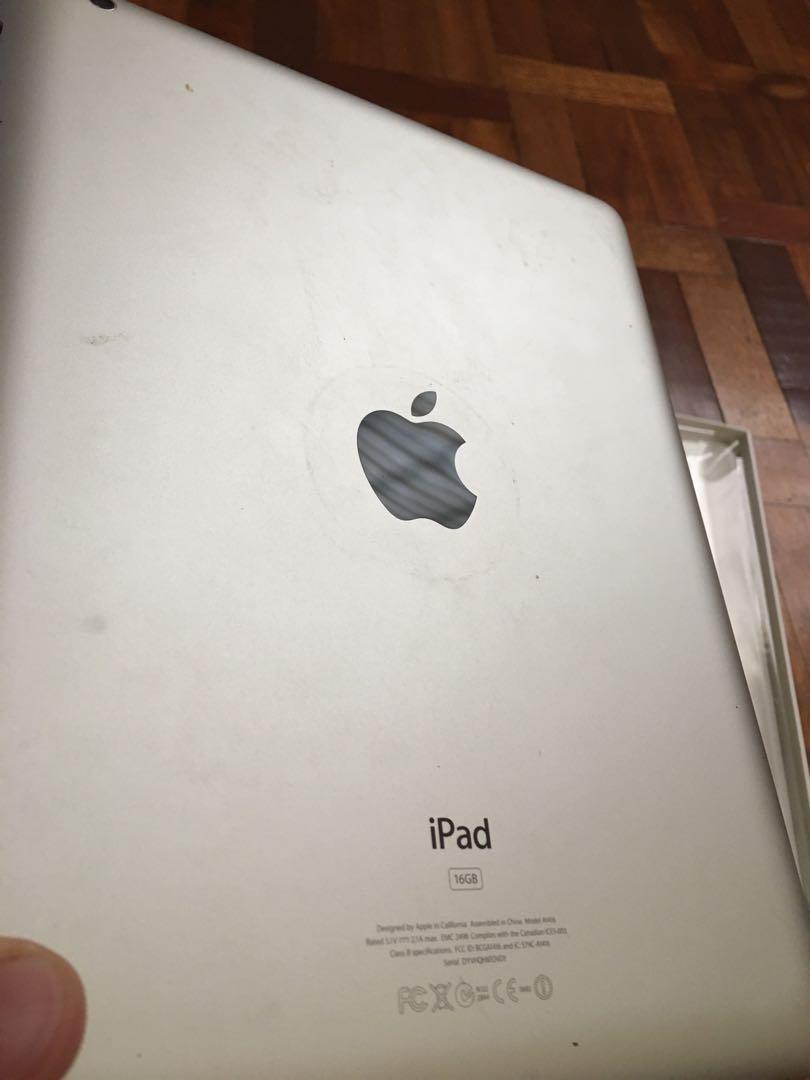 Ipad 16gb wifi 1st generation (Category: iPad) located in Taytay. Submitted by jayconcepcion (Listing ID 266492491, Image 3). Description: Fully functional No issues With box and charger.