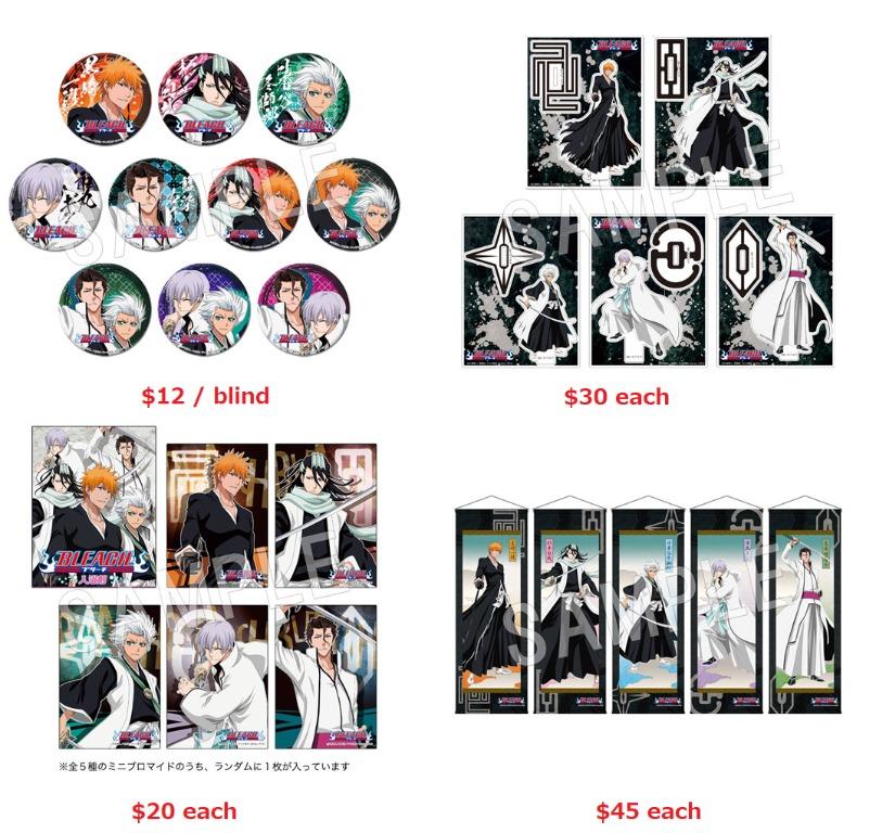 Jumpfes Po Jump Festa 20 Chugai Mining Booth Bleach Can Badge Acrylic Stand Bromide Tapestry Entertainment J Pop On Carousell