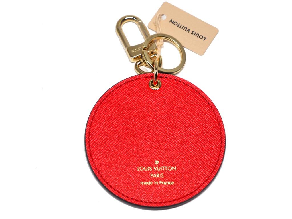 Authenticated Used Louis Vuitton LOUIS VUITTON Bag Charm Porto Cle Vivienne  Key Ring Monogram Red M69860 