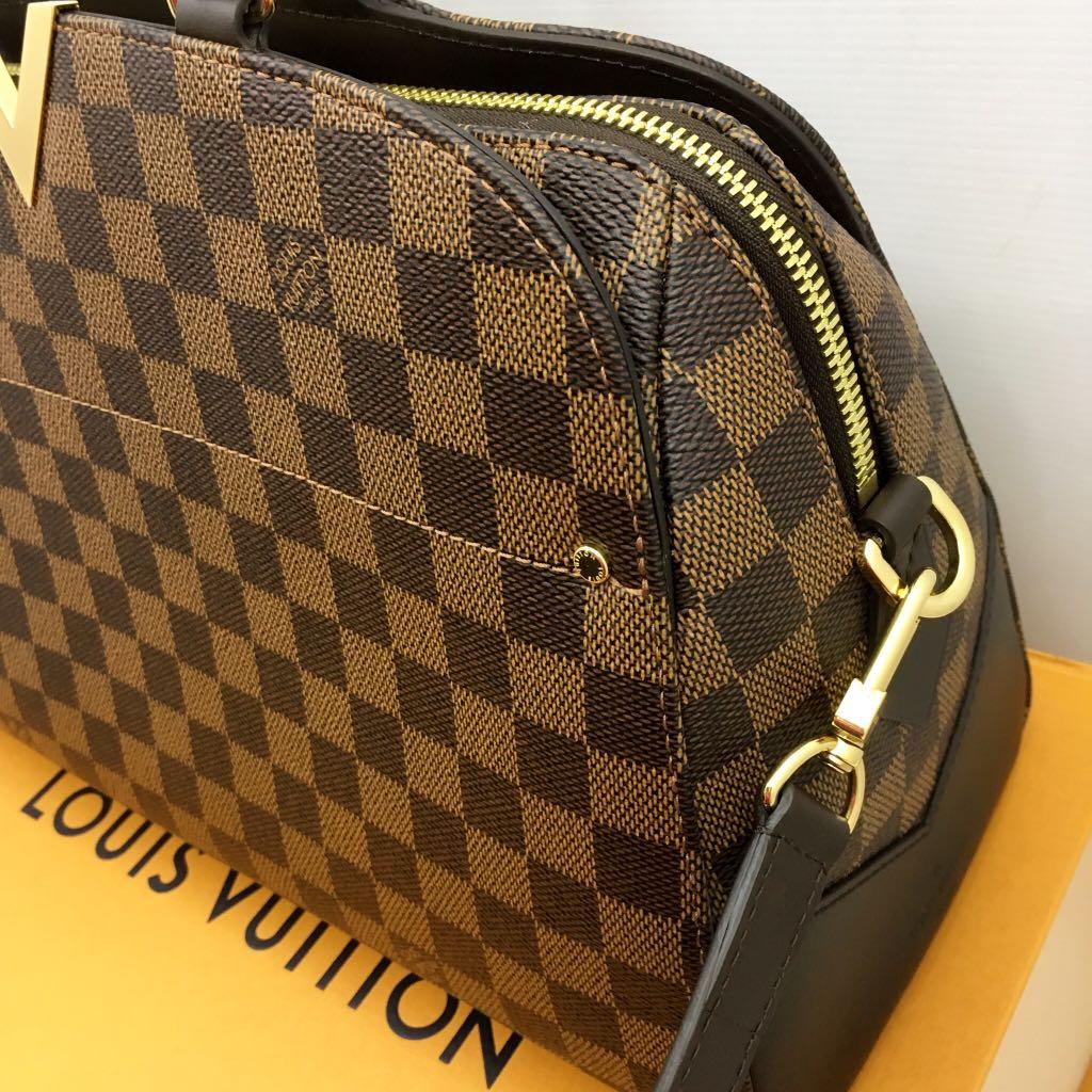 Louis Vuitton Kensington bowling handbag N41505 Damier canvas leather