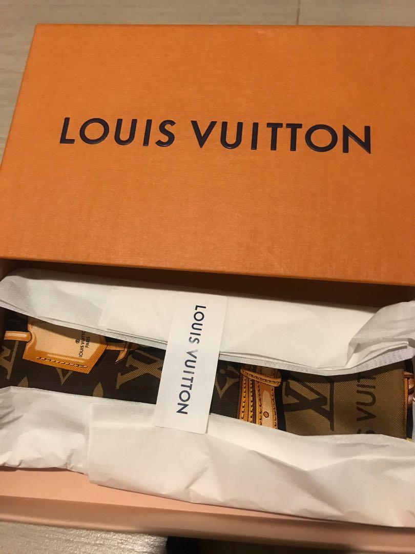 Price Reduced! Good as New Authentic Louis Vuitton Twilly Scarf, Luxury,  Accessories on Carousell