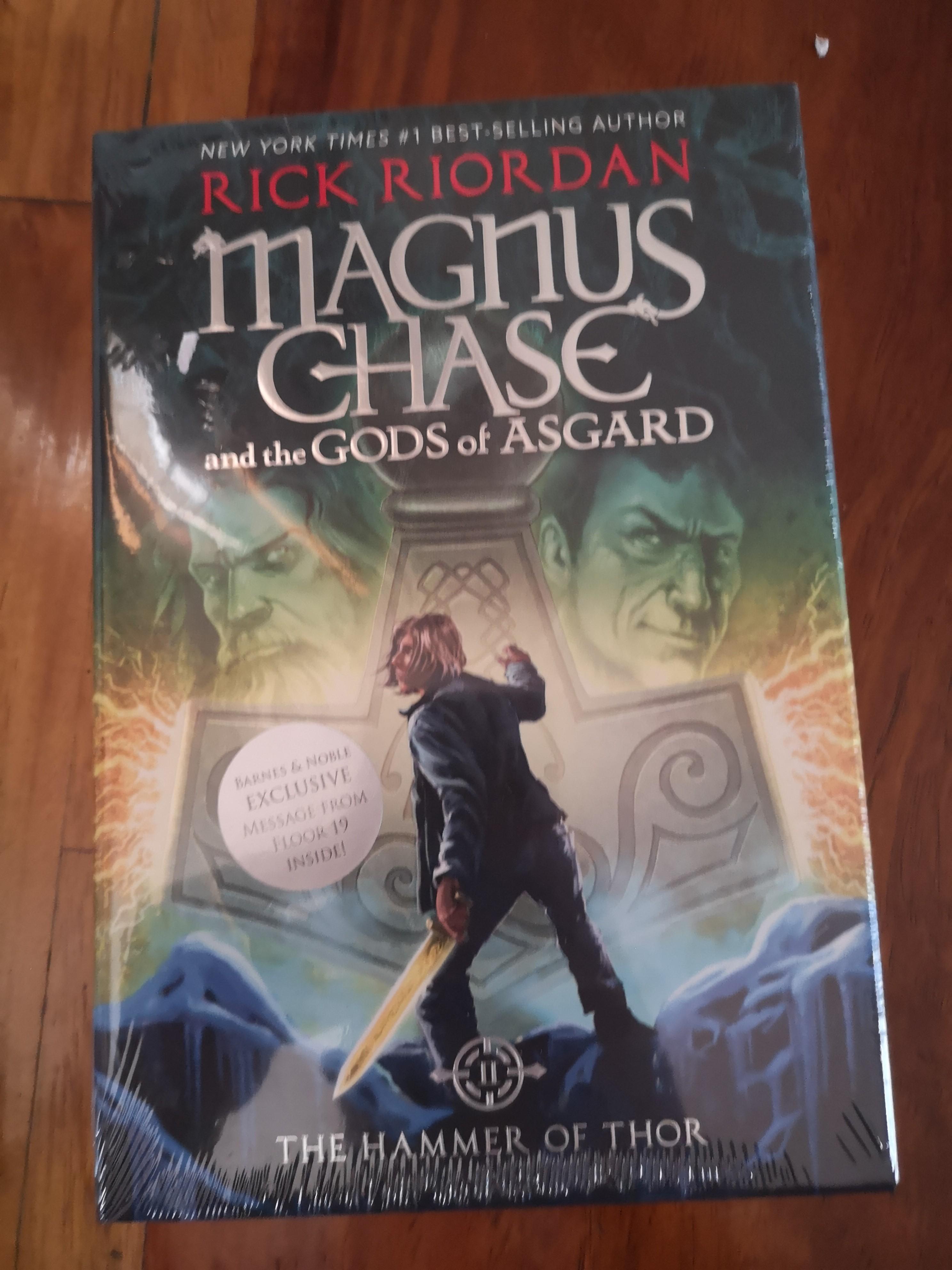 Magnus Chase Hard Bound (Percy Jackson Series) (Category: Storybooks) located in Pasig City. Submitted by kylejarque (Listing ID 266631250, Image 1). Description: NEW/never used Hard bound Magnus Chase book Still in its Plastic.