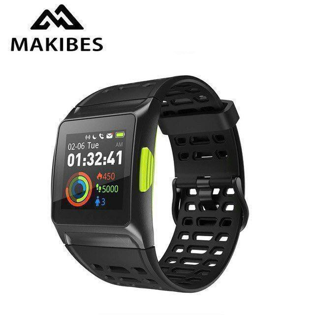 Makibes BR1 GPS Smartwatch Black 100 Original
