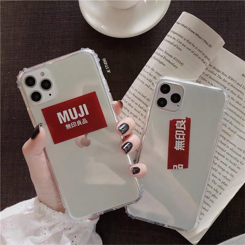 📱 Muji Transparent Bumper Case For Apple iPhone X / 11 Series Soft