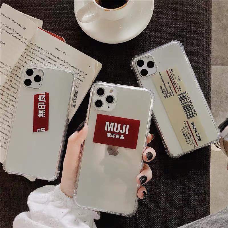📱 Muji Transparent Bumper Case For Apple iPhone X / 11 Series Soft