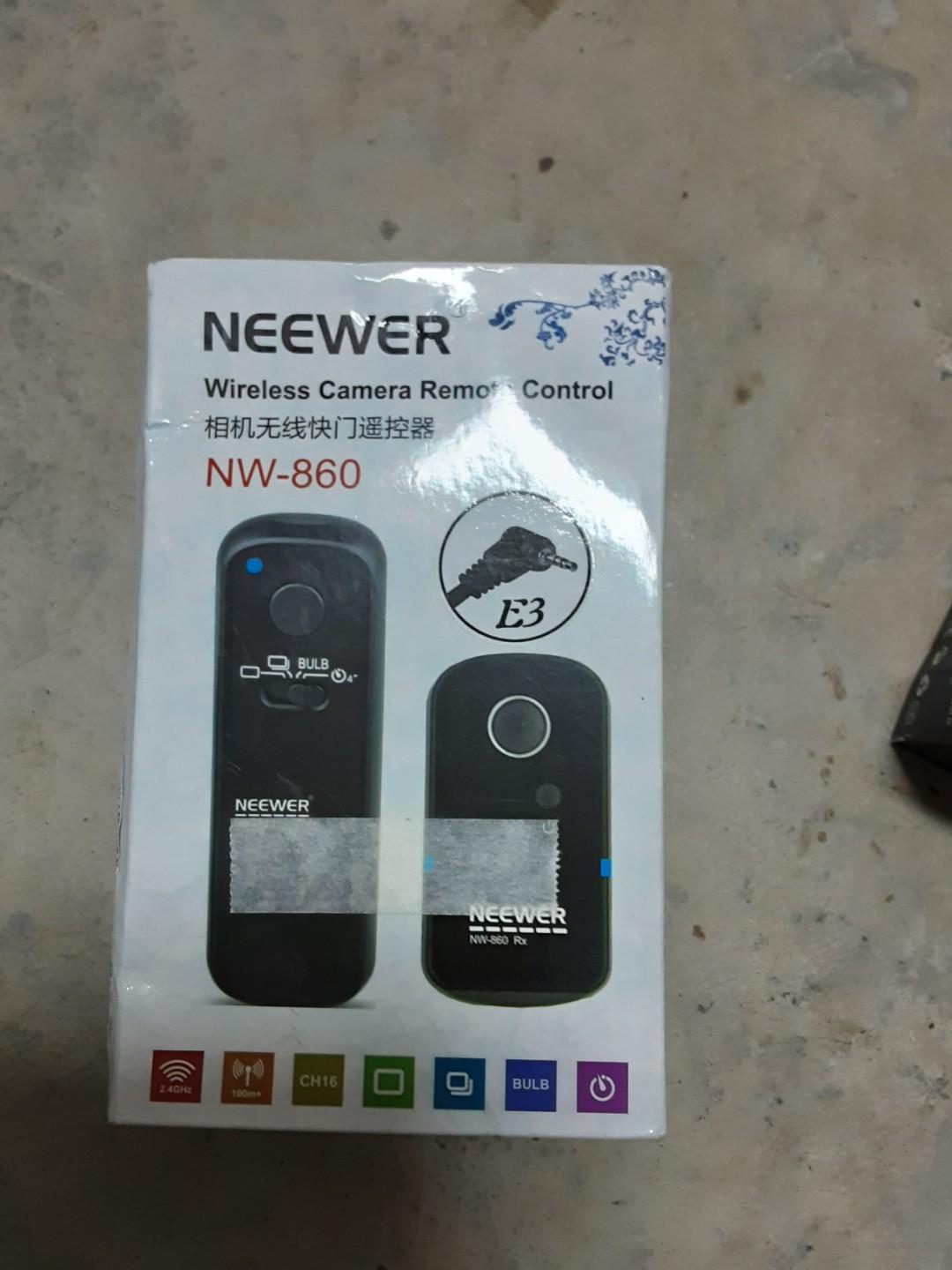 Neewer NW860/E3 Camera Shutter Release Wireless Remote Transmitter
