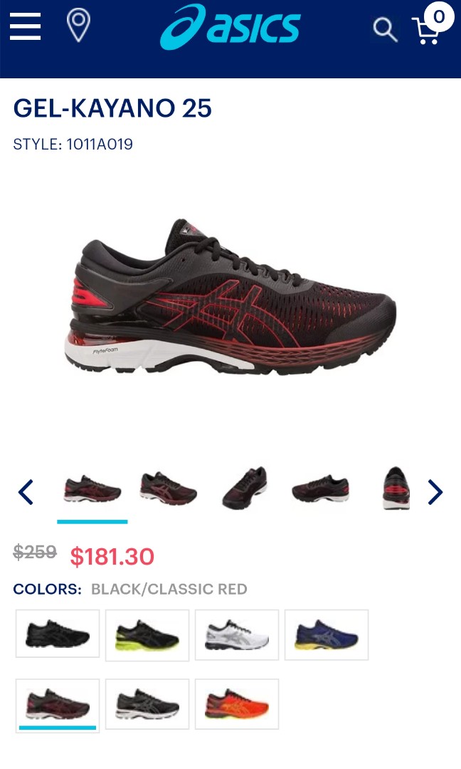 Asics kayano outlet 25 cheapest
