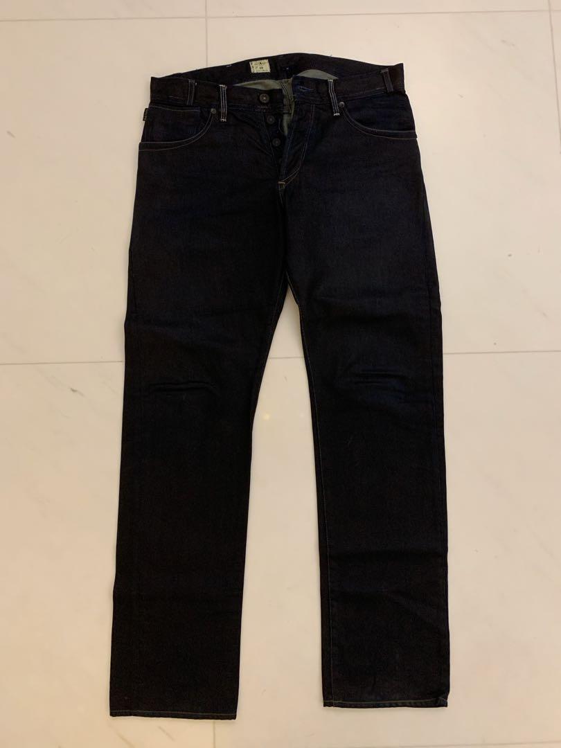 Dark navy jeans clearance