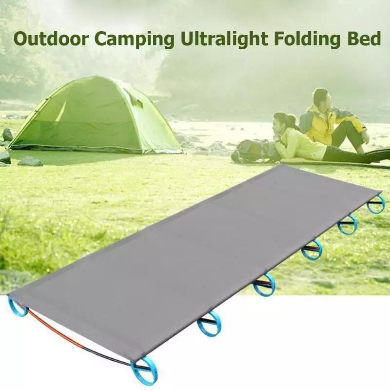 Portable camping cot Folding bed Ultralight inflatable mattress Air mattress Army cot Rest mat For outdoor survival Good Quality Long Lasting Lightweight Easy Set up Sports Equipment Hiking Camping on...