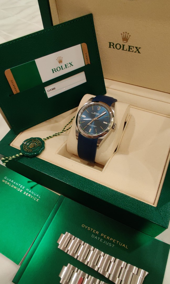 rolex 114300 blue