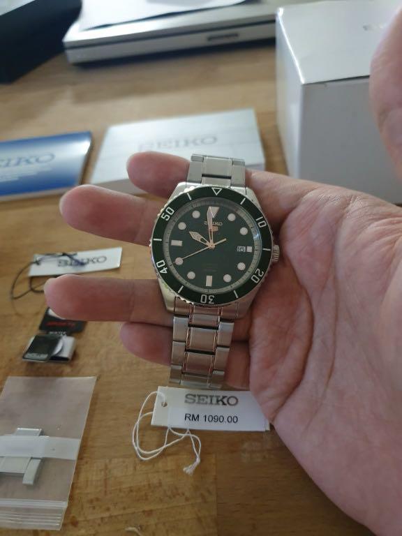 SEIKO Watch SRPB93K1 GREEN Men s Fashion Watches Accessories