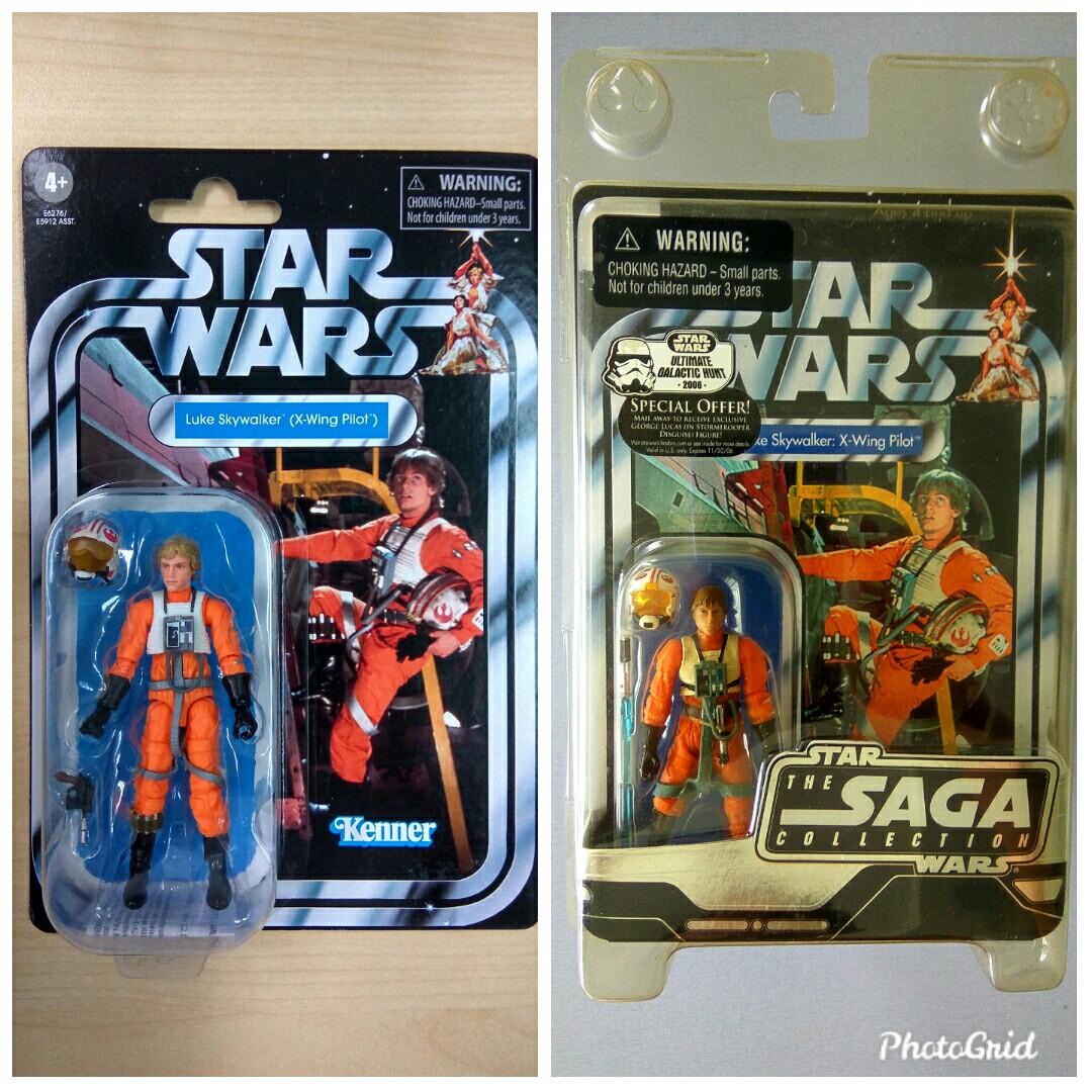 Star Wars Luke Skywalker Xwing pilot TVC Vintage Saga Collection OTC