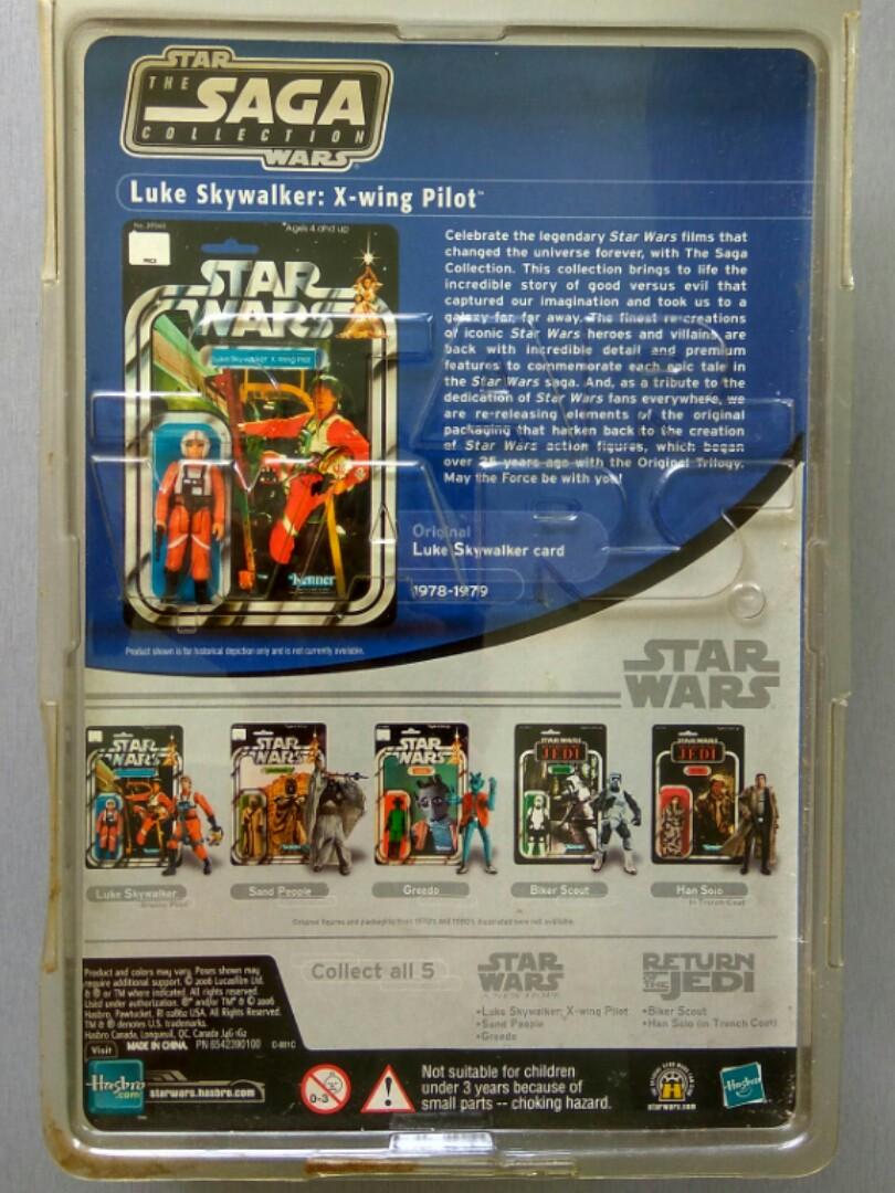 Star Wars Luke Skywalker Xwing pilot TVC Vintage Saga Collection OTC