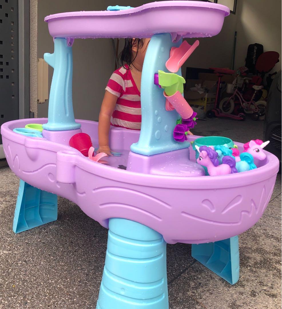 Step 2 Unicorn Water Table Babies Kids Toys Walkers On Carousell