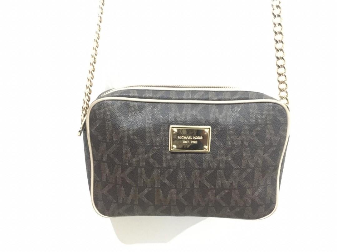 Tas Michael Kors Sling Bag Original Fesyen Wanita Tas Dompet Di Carousell
