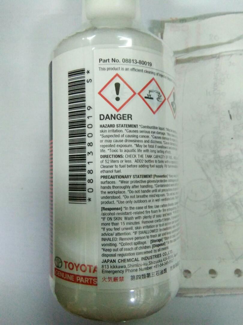 Toyota Injector Cleaner (182ML), Auto Accessories on Carousell