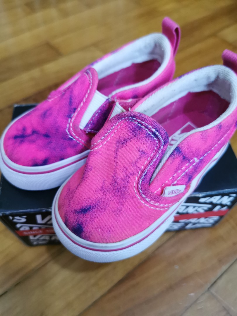 Hot pink toddler vans online