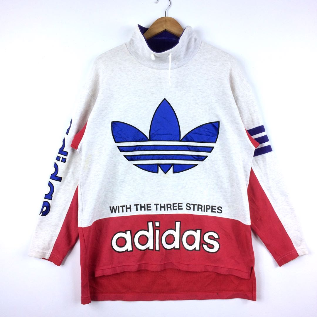 Adidas big logo sweatshirt new arrivals