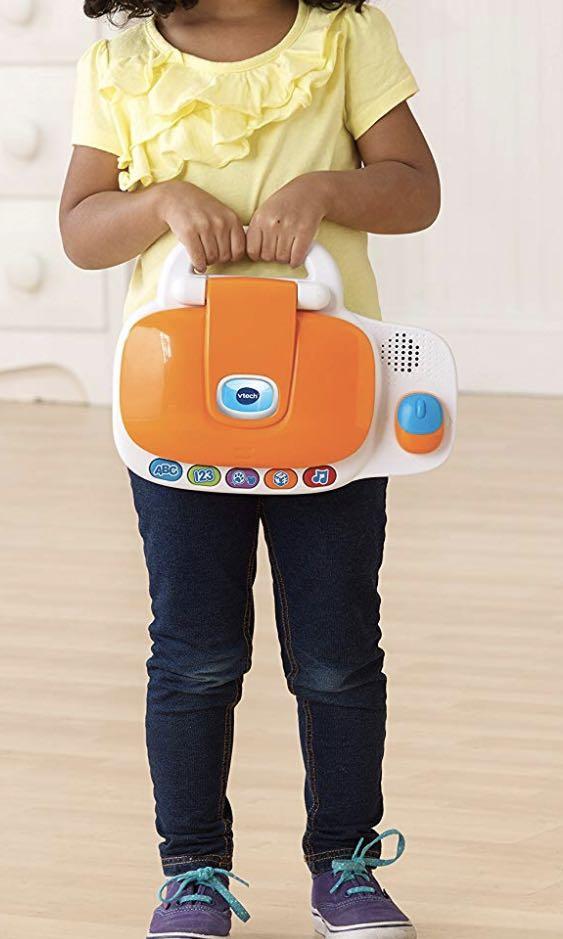VTech Tote-and-Go Laptop Plus Preschool Learning System with Mouse  Orange/Yellow