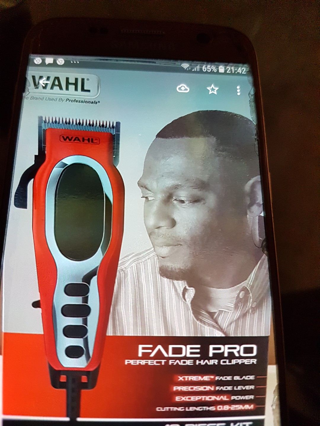 wahl fade pro hair clipper