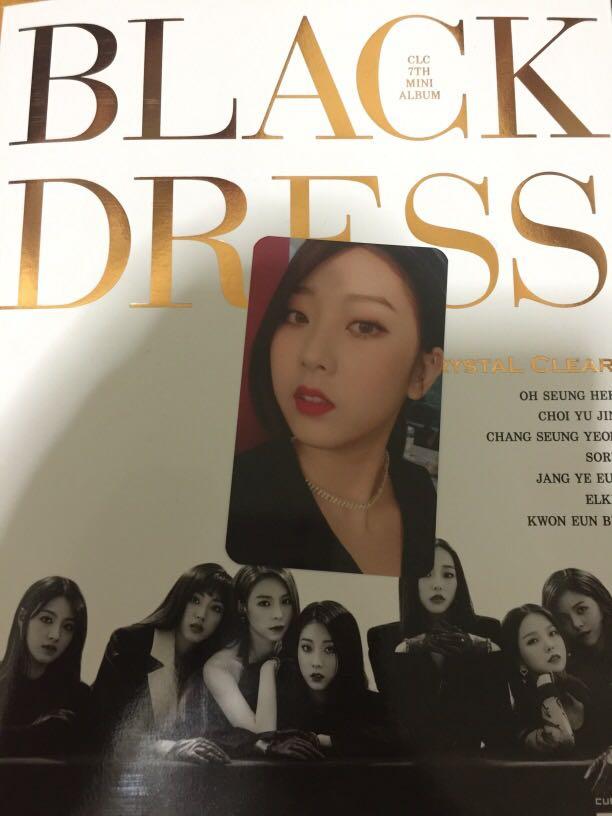 LOT of 21 CLC Official PHOTOCARD BLACK DRESS 7th Mini Album Photo Card POSTCARD