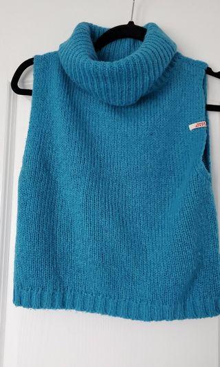 Miss Sixty sleeveless knit top sz large