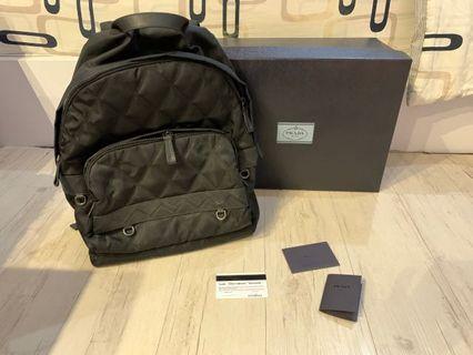 Prada backpack AUTHENTIC PRADA BACKPACK WITH BOX