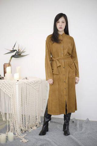 Dresscode DC 麂皮襯衫洋裝