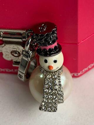Juicy Couture Christmas Xmas Happy Snowman Charm