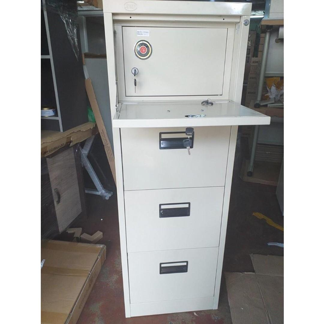 4 layer Vertical Filing with vault, Furniture & Home Living