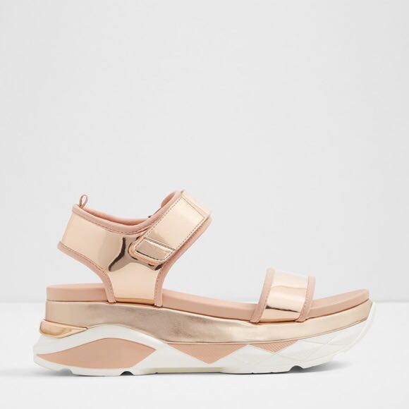 Aldo Flatform Sandal Zarella Pink