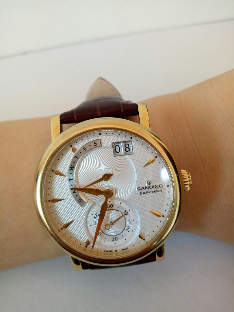 Auth Candino Sapphire Watch for Men s Men s Fashion Watches