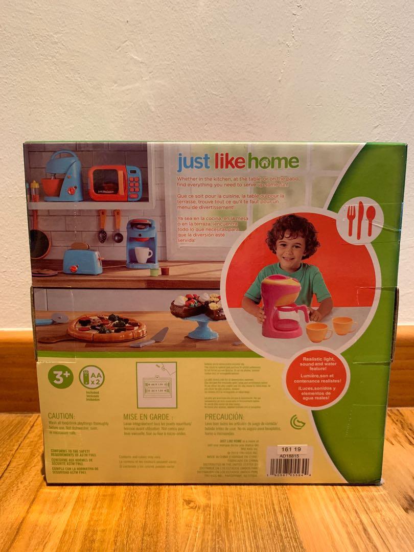 BNIB Just Like Home Coffee Maker Set, Babies & Kids, Baby Nursery
