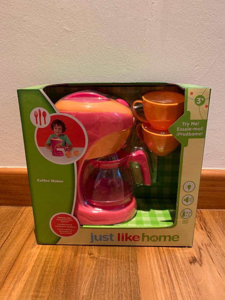 BNIB Just Like Home Coffee Maker Set, Babies & Kids, Baby Nursery