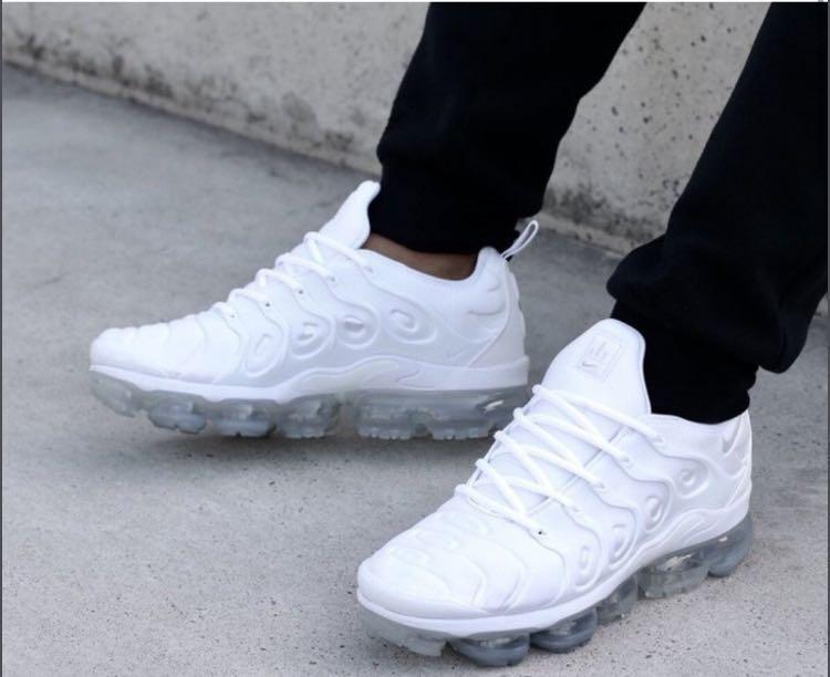 white platinum vapormax plus