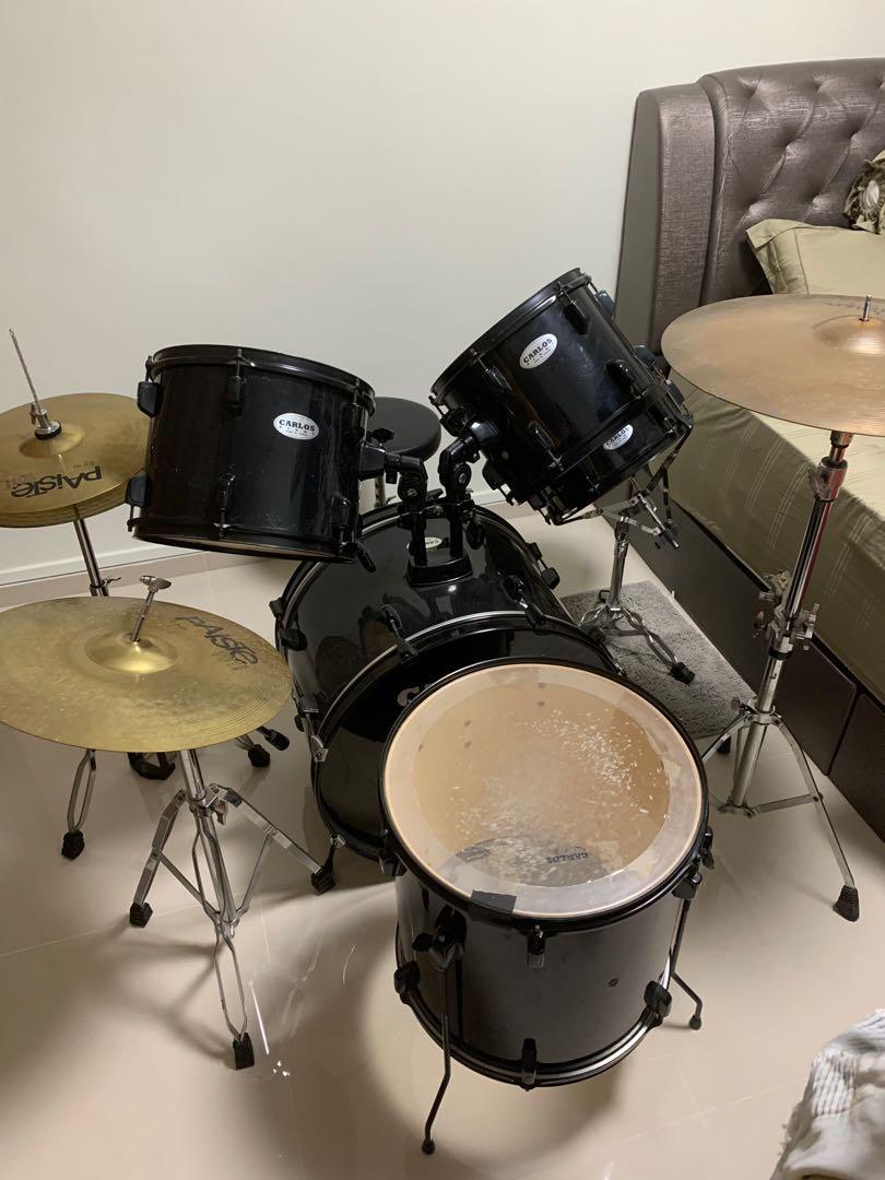 CARLOS Drum Set, Hobbies & Toys, Music & Media, Musical Instruments on