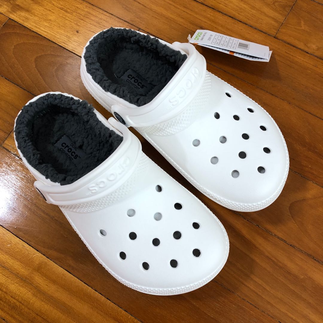 womens fuzz lined crocs
