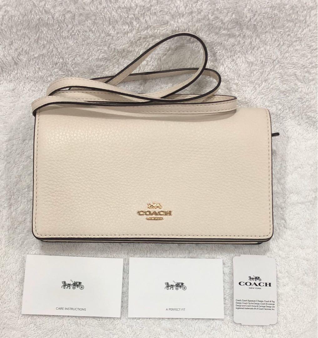 Coach shoulder bag F30256 chalk